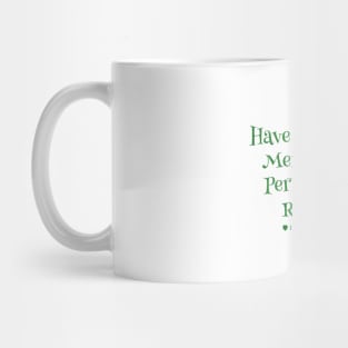 Human Resources Christmas Performance Review Cheer Mug